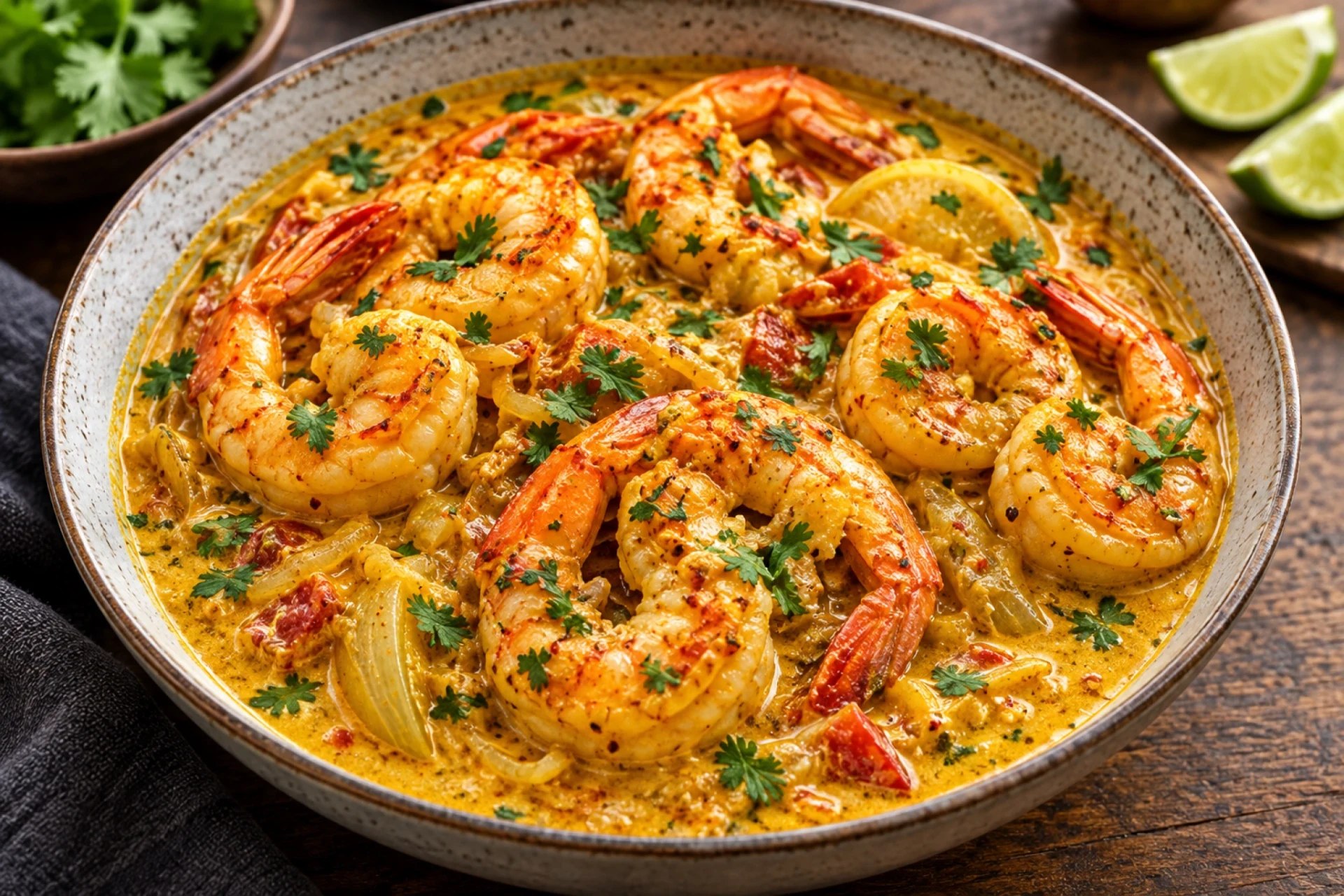 Creamy Coconut Prawn Curry