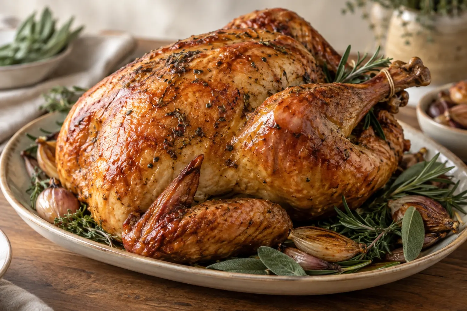 Herb Butter Roast Turkey