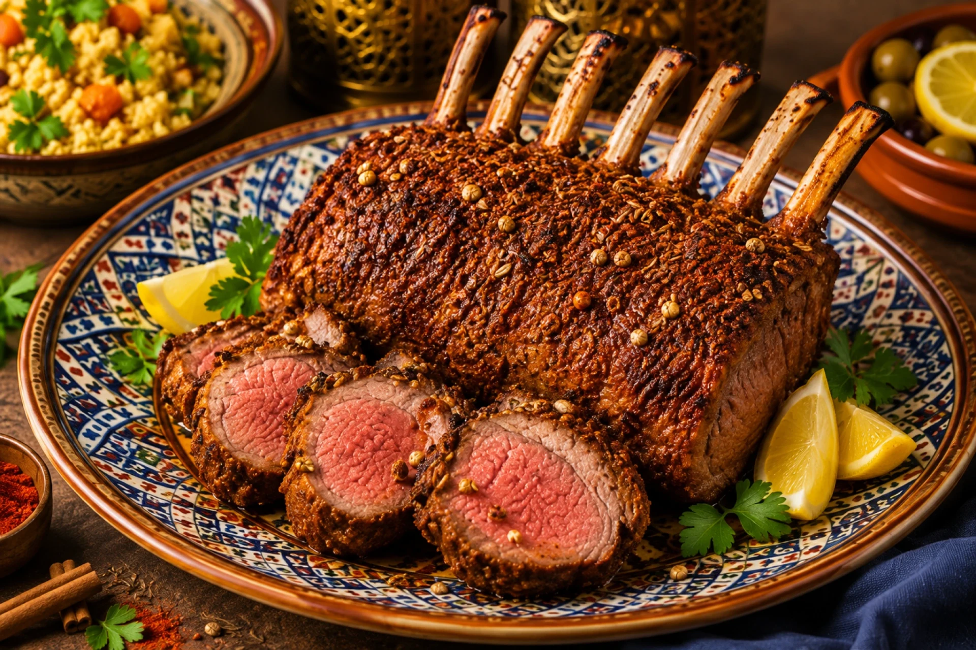 Moroccan Spiced Lamb Rack